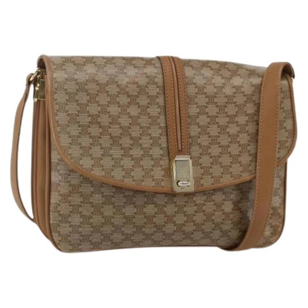 Celine Vintage - Pre-owned Canvas Crossbody Väska Vintage - Dam - ONE Size -