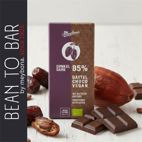 *Chokobar 85 % med formalede dadler 80g ØKO