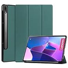 Tablett PC väska, fodral Fodral Compatible with Lenovo Tab P12 Pro 12,6 tums Sugpenn Tri-Fold Stativ Smart Case, Lenovo Tab P12 Pro 12.6 "Slim Case Multi- Viewing Angles Stand Hard Shell Folio Case Co