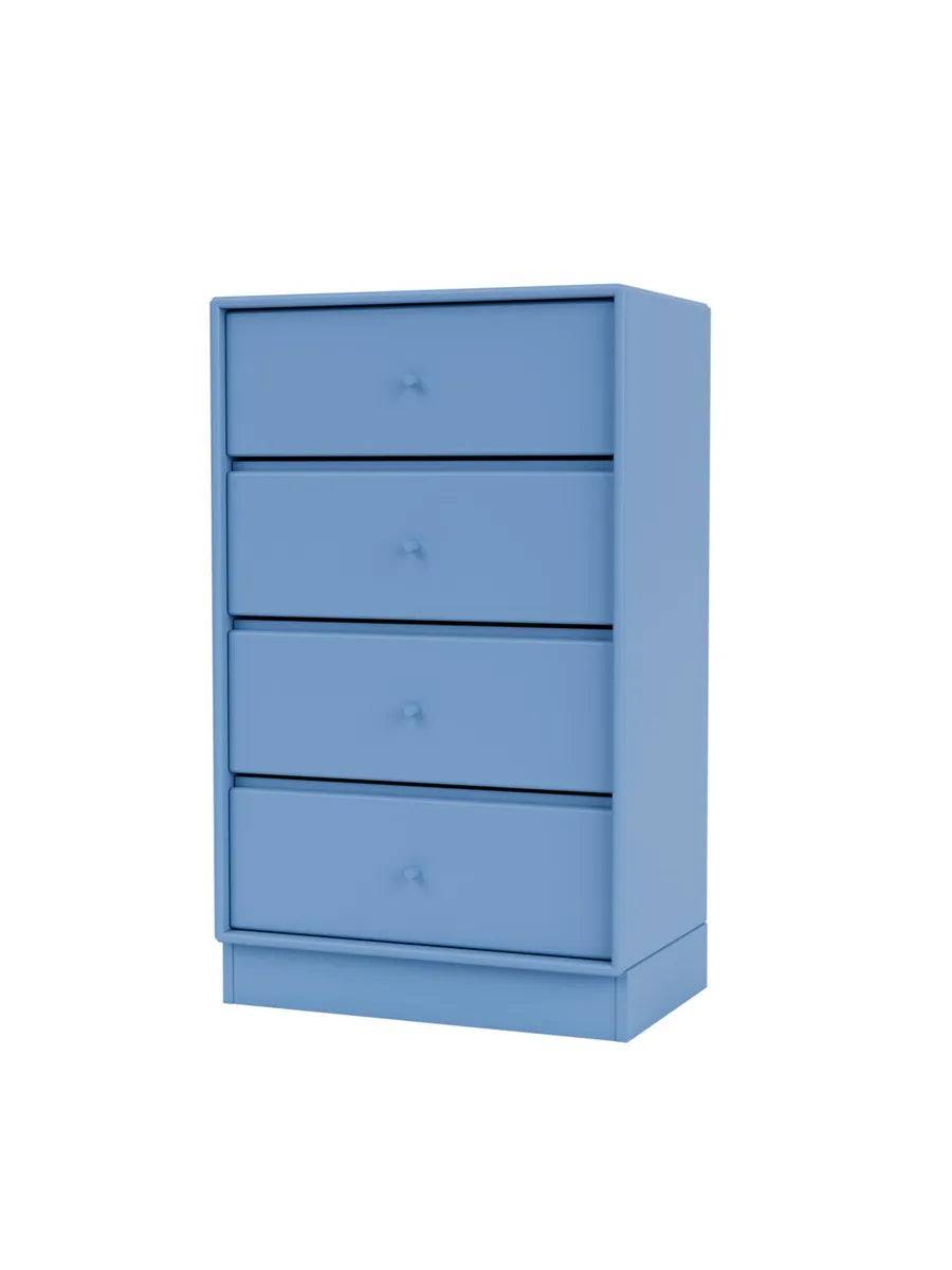 1143 skuffemodul inkl sokkel fra Montana Azure / Sokkel 7 cm / 30 cm - Jacobsen Plus