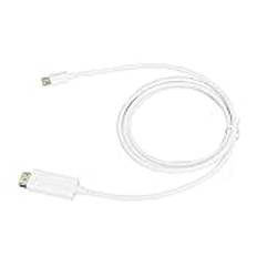 Mini Display Port Till HDMI Adapter, (Mini DP Till HDMI) Kabel 1,8 M PVC HD Multimedia Interface Kompatibel Kabel för MacBook Pro/IMac