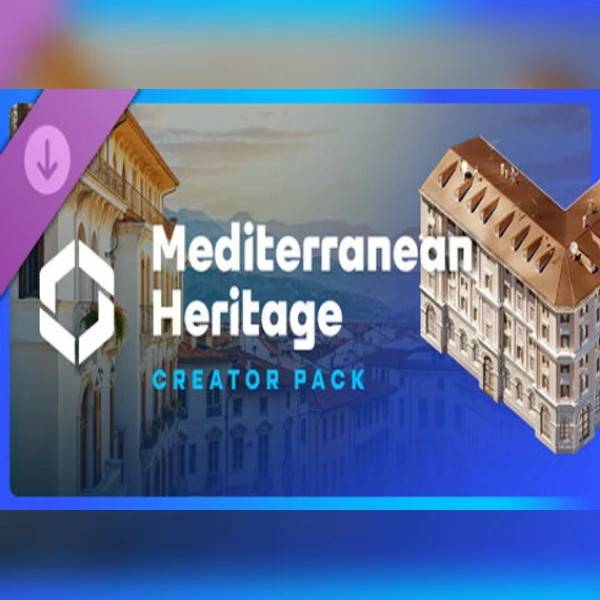 Cities: Skylines II - Creator Pack: Mediterranean Heritage (DLC) (PC) Steam Key - EU.