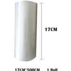 Agashe hushållsmatspåsar vakuumpåsar förvaringspåsar maskinförseglare vakuumförseglarpåsar matförseglarpåsar håller maten fräsch 1 rulle - 17 cm x 500cm 1 rulle