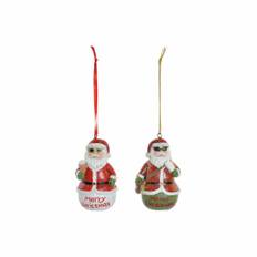 Hängdekoration DKD Home Decor Jul Harts (2 pcs) (4.5 x 3 x 7 cm)