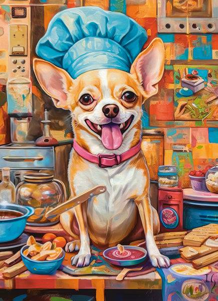 KIDEK pussel - Dog Chef, 70-bitar Default Title