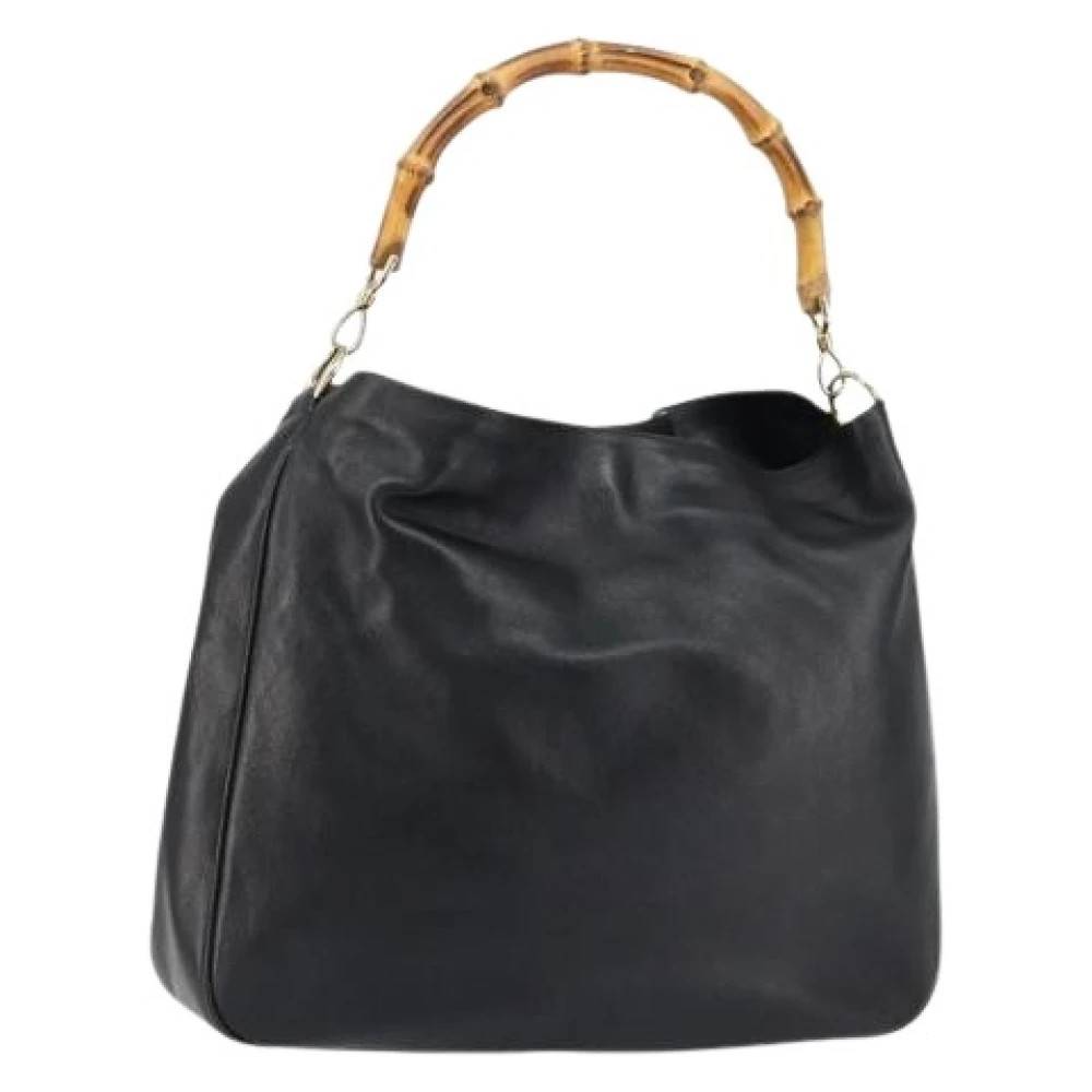 Gucci Vintage Pre-owned Vintage Skuldertaske - Vintage - Dame - Sort - ONE SIZE - Uld