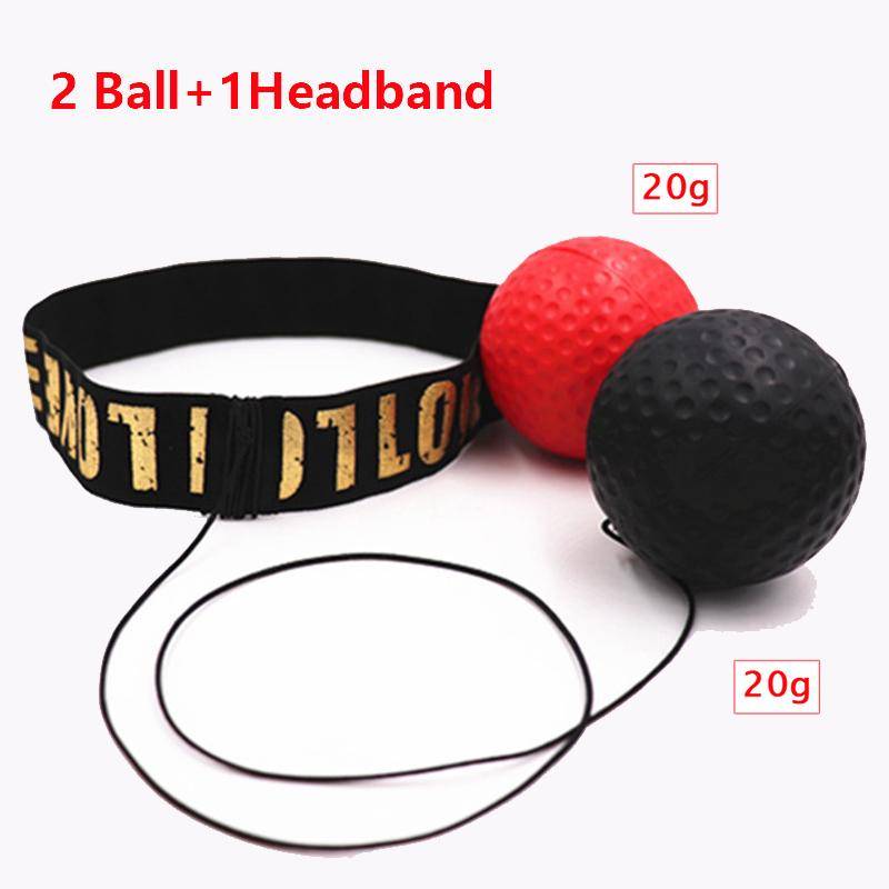 Boxning Reflexboll Hastighetskraft Sandsäck Fitness Sanda Förbättrar Reaktion Hand och Öga Smidighetsträning Pannband Gym Muay Thai