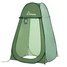 WolfWise portabelt popup-tält privat duschtält med rymligt omklädningsrum för camping, vandring, strand, toalett, dusch, badrum X-Large