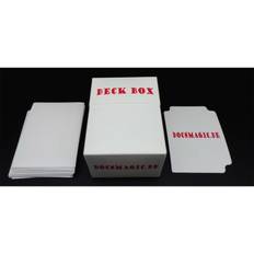 Docsmagic.de Deck Box + 60 Double Mat White Sleeves Small Size -...