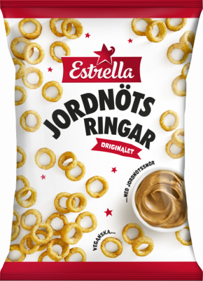 Estrella Jordnötsringar 175g
