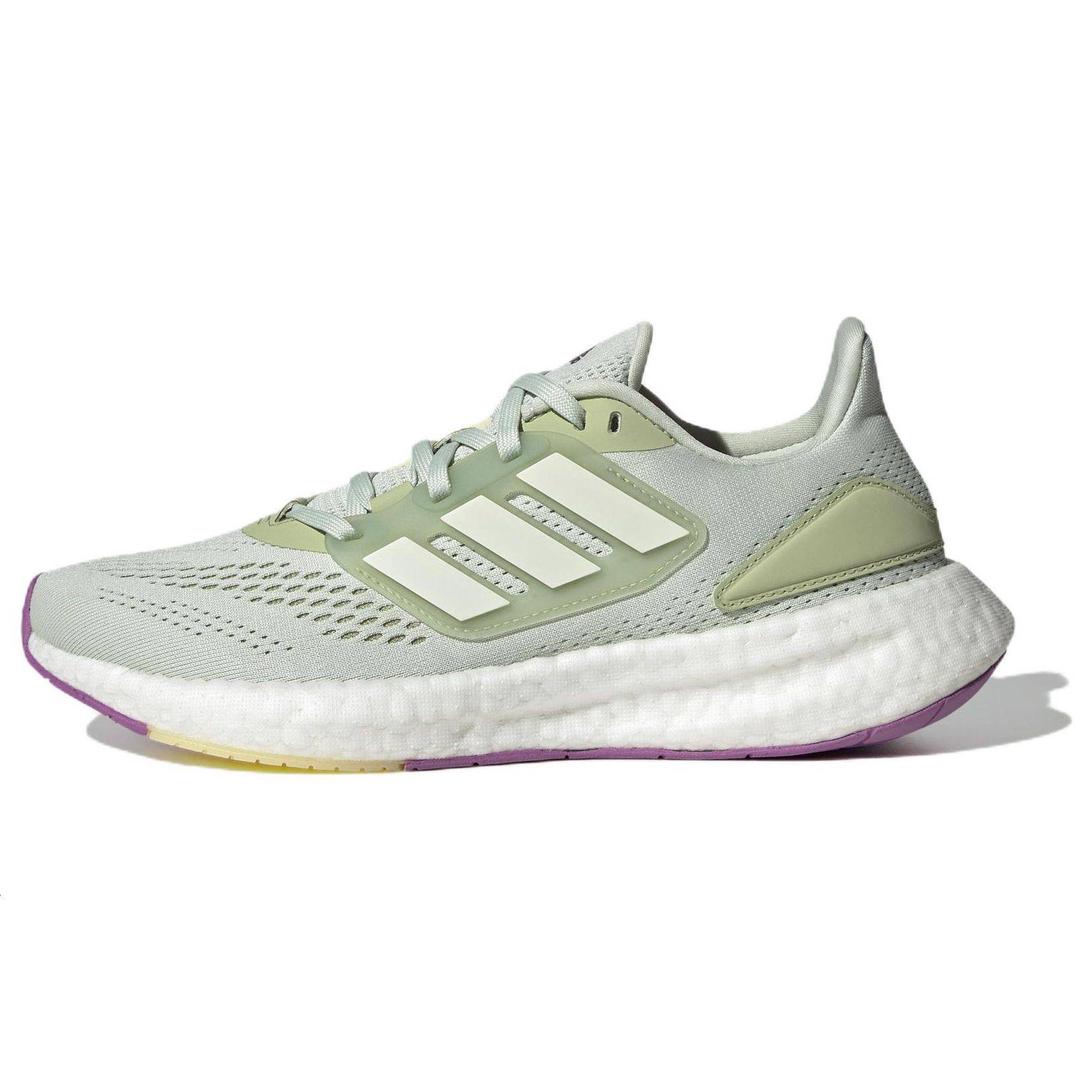 Adidas PureBoost 22 Linen Green Women Sneakers Cloud-White Magic-Lime HQ1465 36⅔