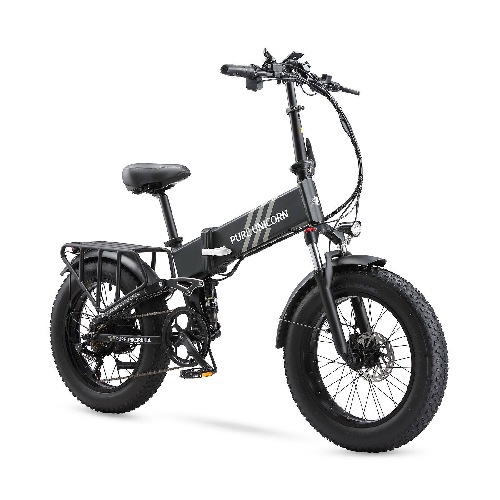 HALO KNIGHT U4 Folding Electric Bicycle For Adult 1000W Motor 48V15AH  Battery Outdoor Riding E-bike  20 x 4.0 Inch Fat Tires Off-road Electric Bike s