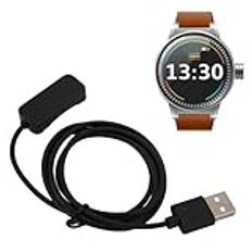 USB-laddarkabel för Watch X/WATCH2/Watch3/för ONEPLUS WATCH2 Smartwatch, Ersättnings USB-kabelladdare, Magnetisk Laddning, 3,3 Fot (Svart)