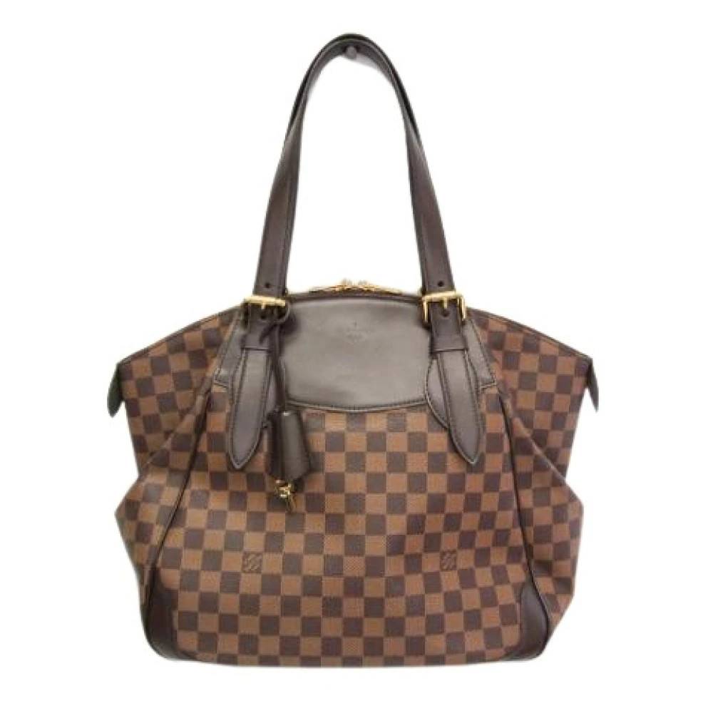Louis Vuitton Vintage Pre-owned Verona GM Skuldertaske - Vintage - Dame - Brun - ONE SIZE - Uld