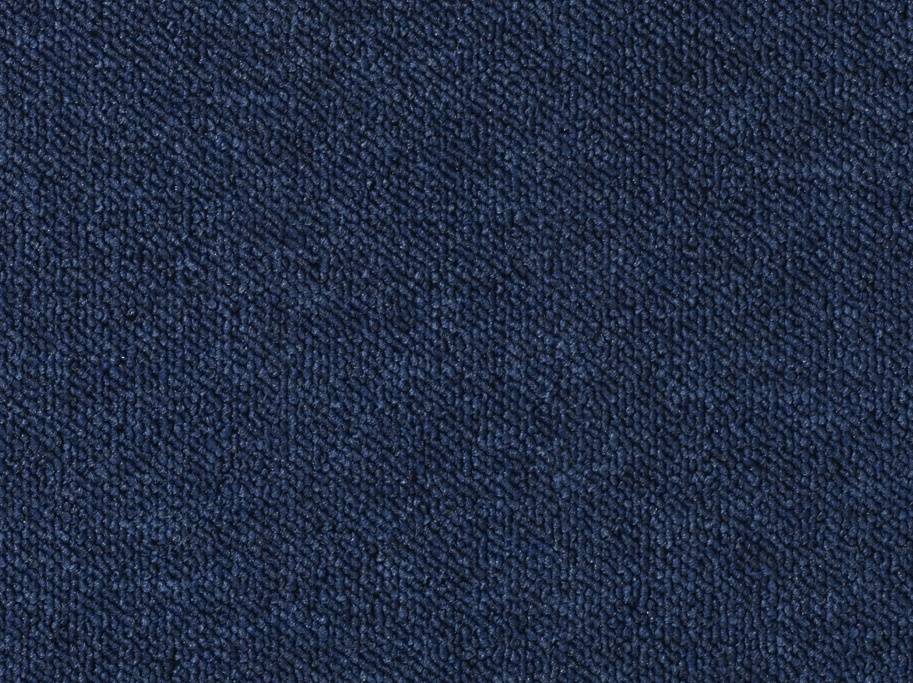 Gulvtæppe i 100% polypropylen - Turbo Navy - 500 cm. (+/- 1 %)