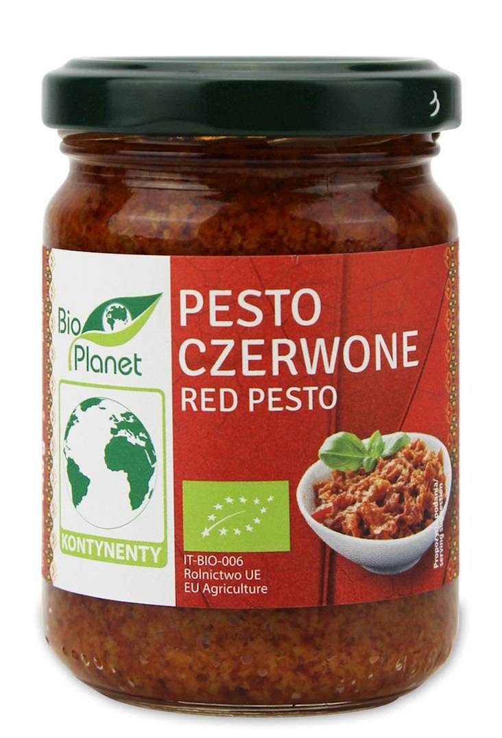 Bio Planet - Pesto czerwone BIO 140g - Red - 140g