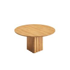 Plush Table Round fra DK3 Olieret eg / Ø 160 cm - Jacobsen Plus