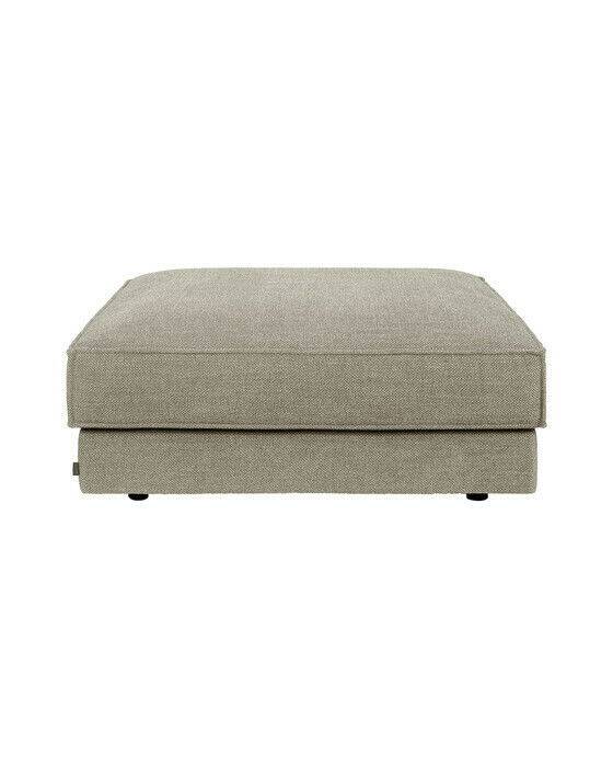 Artwood Montana fotpall haze taupe - Brun (B: 112 x H: 42 x D: 112 cm)