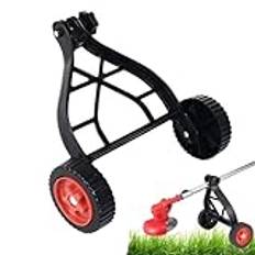 String Trimmer Support Wheels, Auxiliary Wheels Lawnmower Wheel, Brush Cutter Wheel Mower Attachment, Adjustable Grass Cutter Holder, Lawn Mower Accessories, Easy To Use, Portable for Brush Cutters