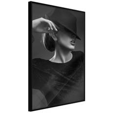 Inramad Poster / Tavla - Coquette - 40x60 Svart ram