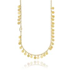 CU Jewellery – Petal charm halsband, guld