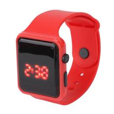 Sport Watch LED Screen Quadrate Shape Backlight Design Digital Kids Watch for Leisure Activities