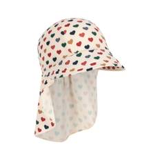 Konges Sløjd GOTS Manuca Frill Solhatt Coeur Coloré |  | 6-9 months