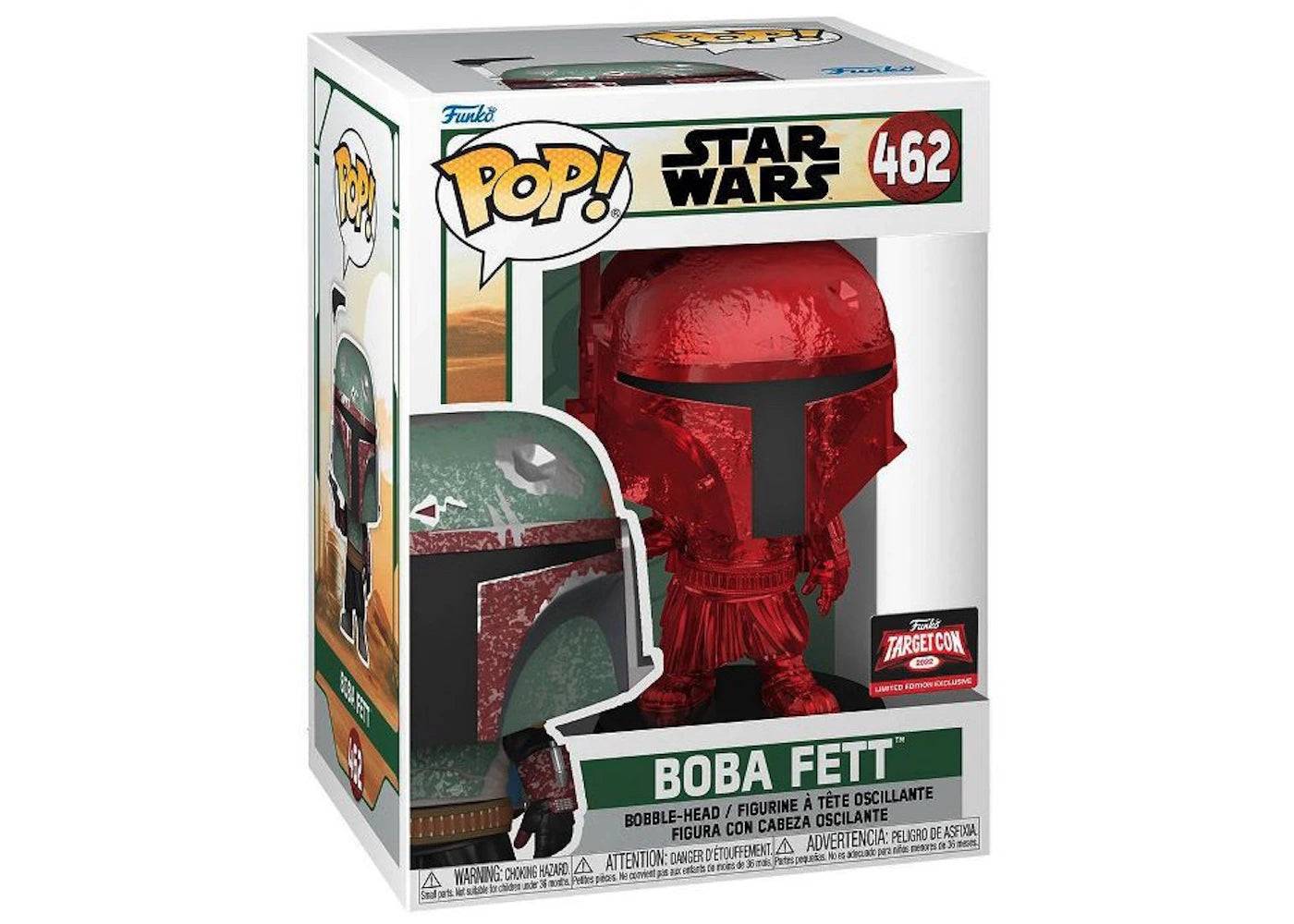 Funko Pop! Star Wars Boba Fett Target Con 2022 Exclusive Figure #462 - One Size