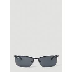 Ray-Ban Rb3183 Semi Rimless Sunglasses - Mann Sonnenbrillen Black One Size
