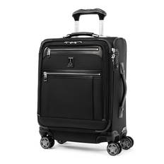 Platinum® Elite Slim Carry-On Expandable Softside Spinner 55cm (55 x 40 x 20 cm) - SHADOW BLACK