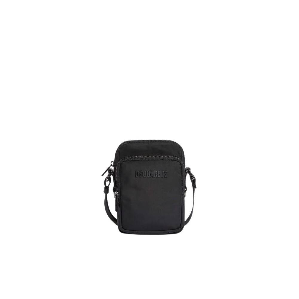 Dsquared2 Urban Crossbody Taske - Tasker - Herre - Sort - ONE SIZE - Uld