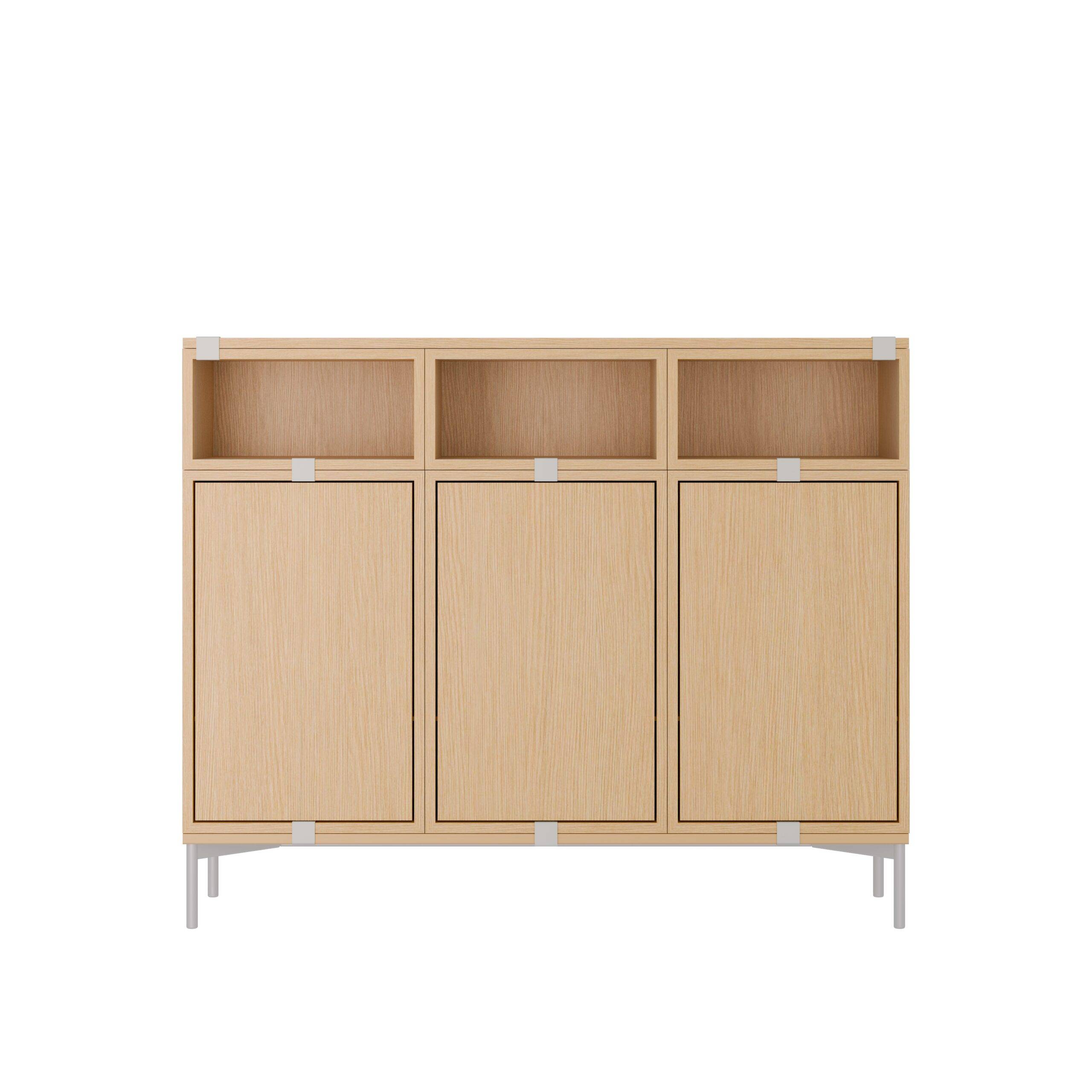 MUUTO - Stacked Opbevaringssystem Sideboard 3, Oak.