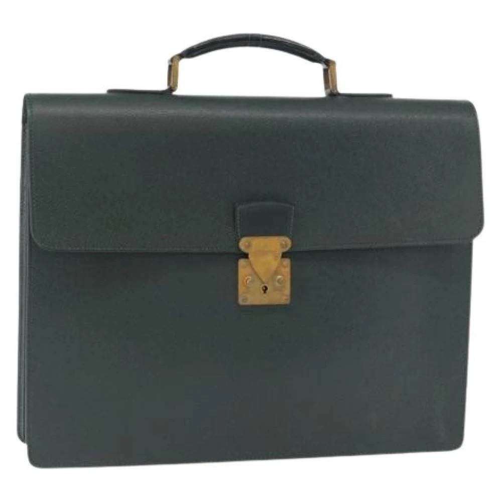Louis Vuitton Vintage Pre-owned Vintage Håndtaske - Vintage - Dame - Grøn - ONE SIZE - Læder