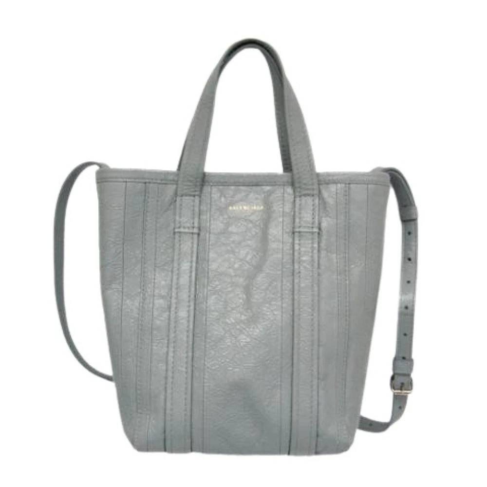 Balenciaga Vintage Pre-owned Vintage Tote - Vintage - Dame - Grå - ONE SIZE - Uld