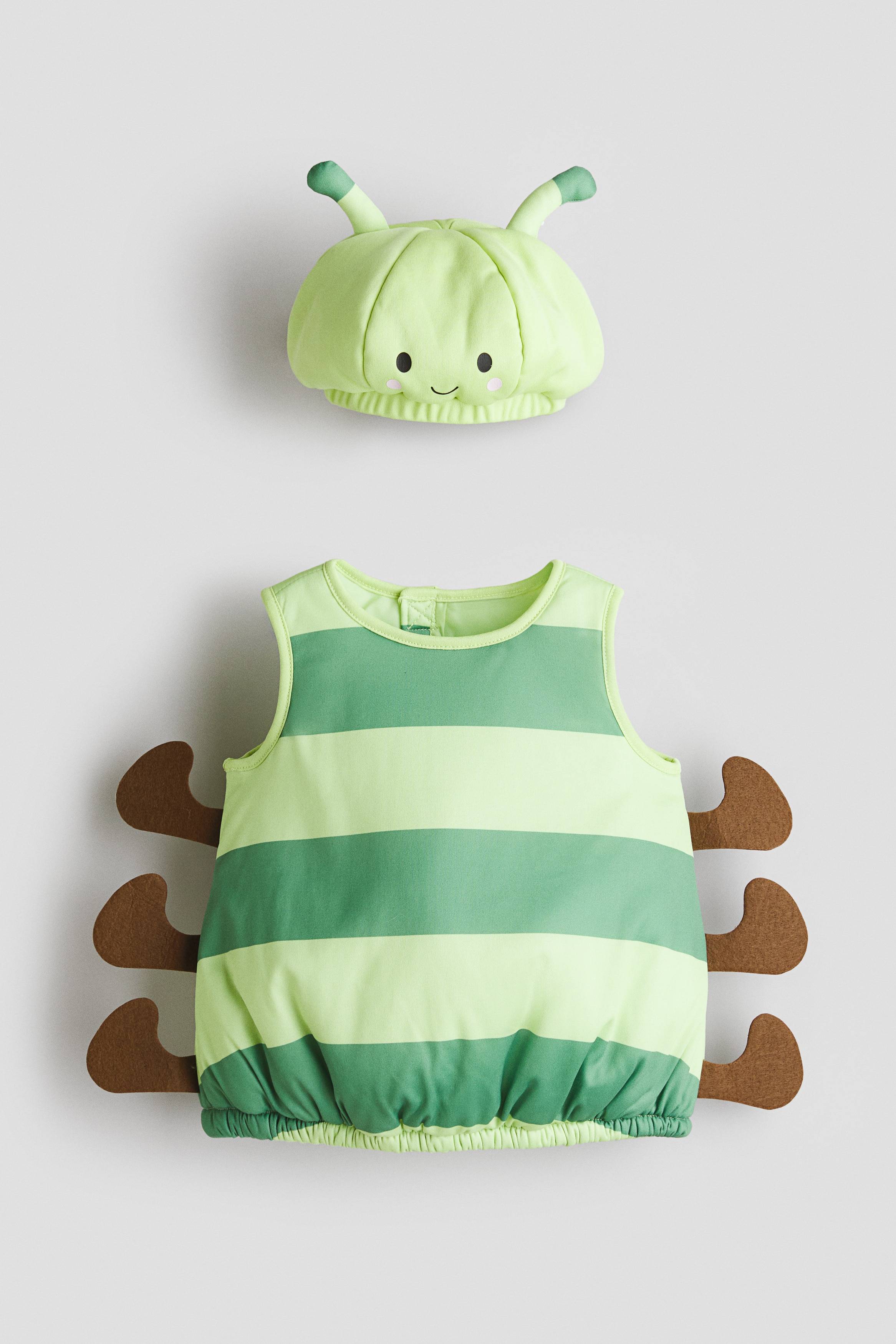 H & M - Fancy dress costume set - Light Green/Caterpillar