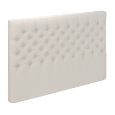 Kinnabädden - Venus/Tellus/Dream Chesterfield Sänggavel Sand 210cm från Sleepo - Beige (BxHxD: 210x120x10cm)
