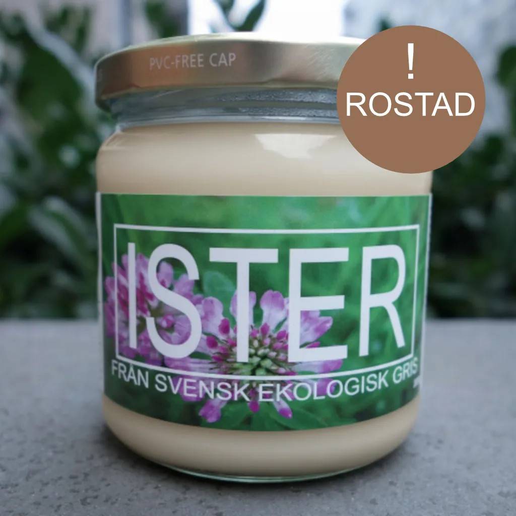 Ekologiskt ister av gris ROSTAD 300g (Talg)