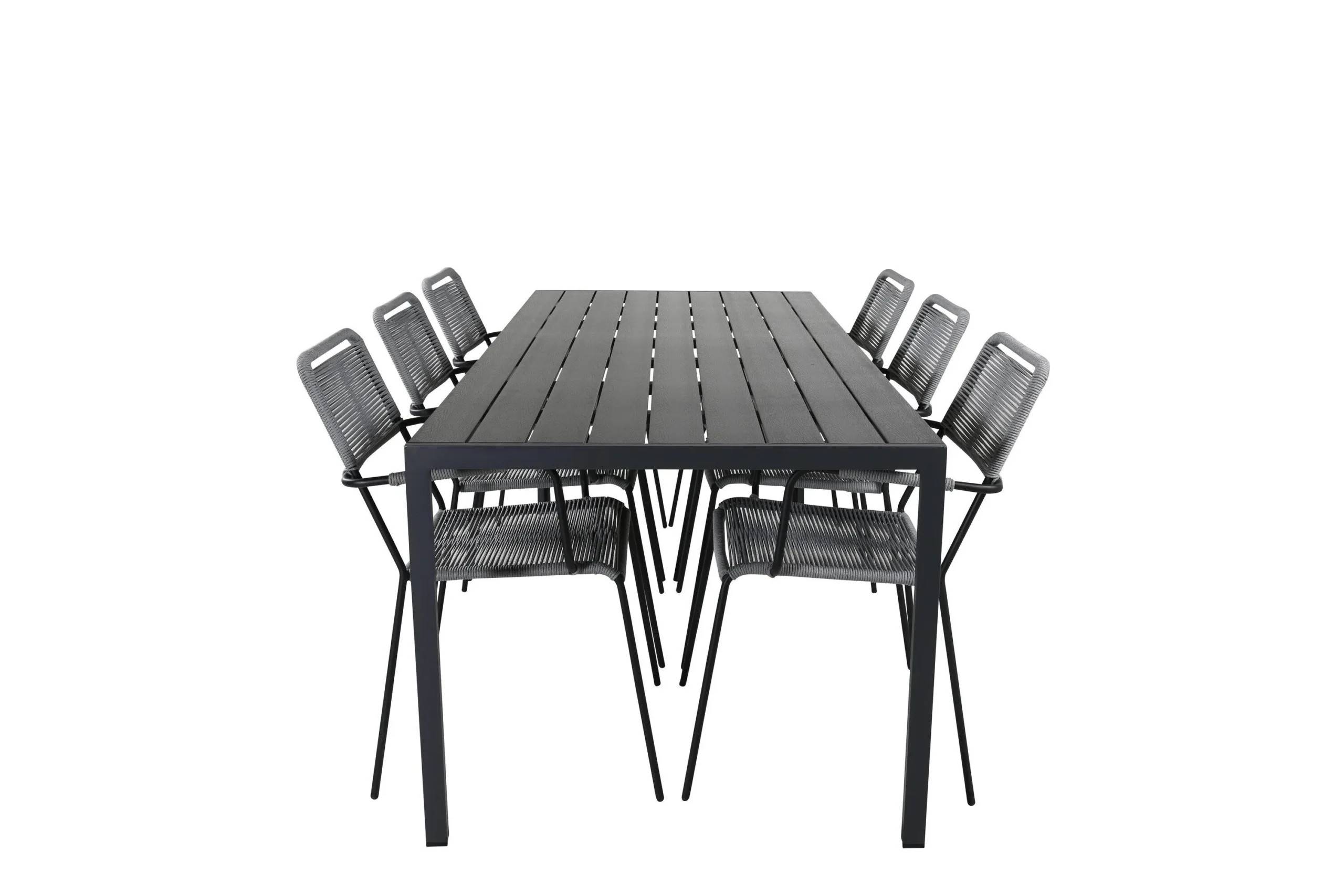 Break & Albany - 90×205 cm med 6 stolar - Matgrupper utomhus.