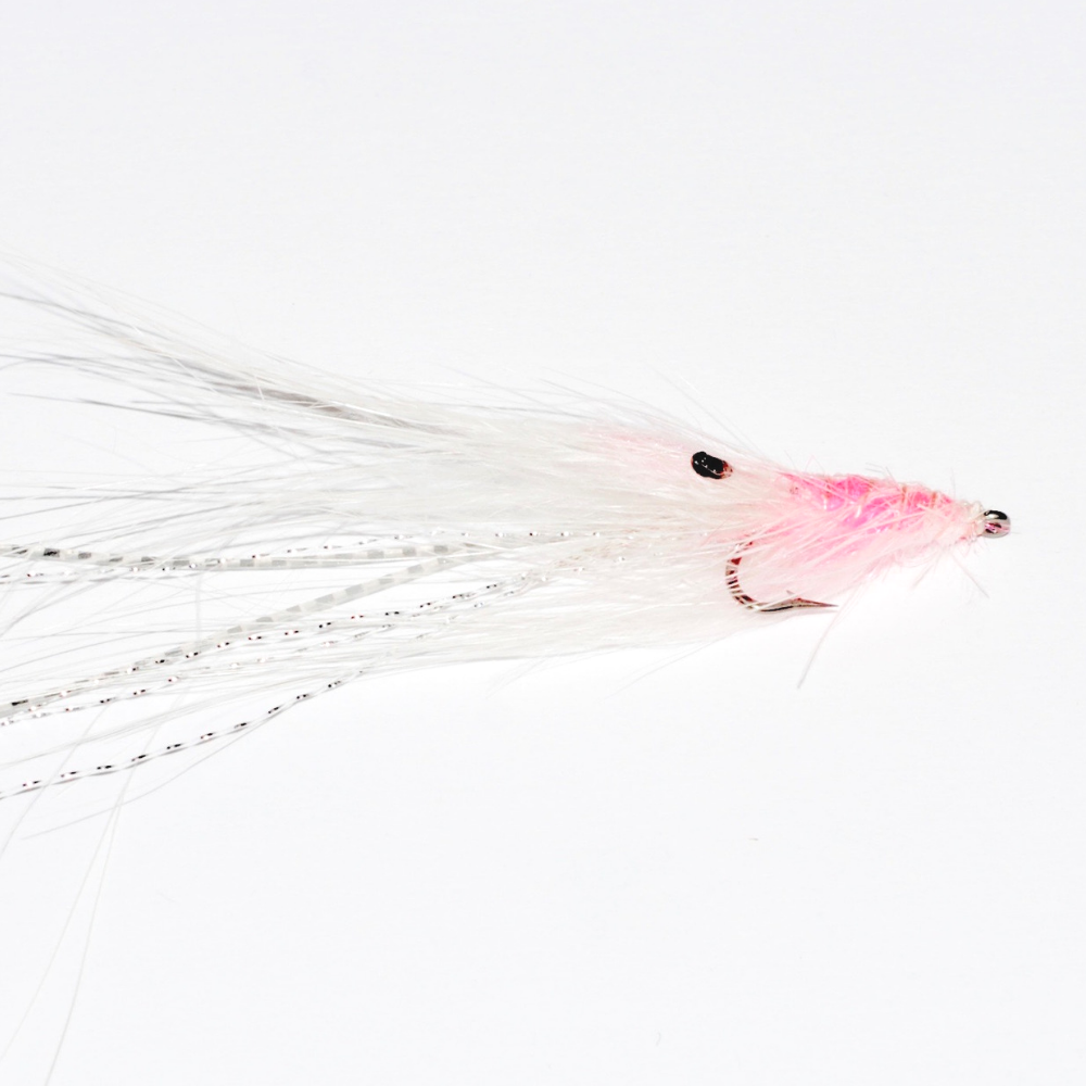 Effekt Flies Pattegrisen White L Pink Sillyleg St. 6