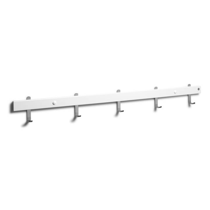 Nadja Kroklist 90 cm Björk Vitlack/Slipat stål