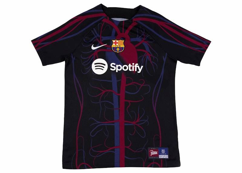 Patta x Barcelona FC Culers del Món Kids Pre-Match Jersey Black/White - XXL / Standard