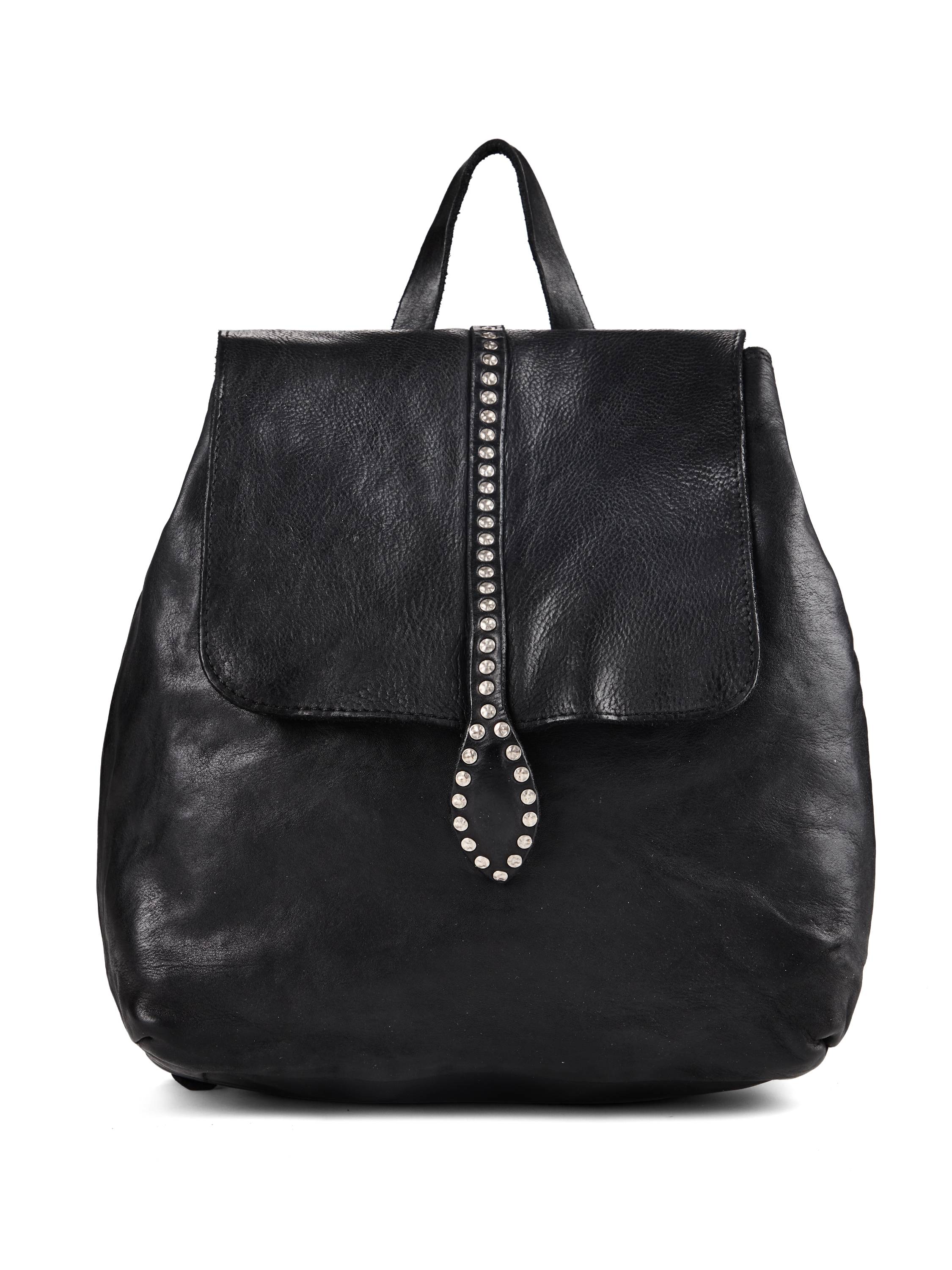 Campomaggi Carlotta Cityrygsæk Læder 31 cm  Sort