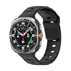 Sport silikonarmband för Samsung Galaxy Watch 7 Ultra 47 mm armband, ersättningsarmband för Galaxy Watch Ultra armband 22 mm, kompatibelt med Samsung Galaxy Watch Ultra 47 mm LTE