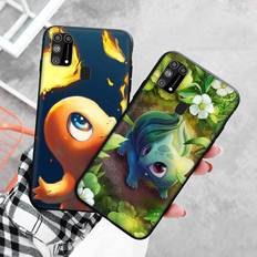 Black Case for Xiaomi Redmi 13C Note 9 iPhone XR 7 8 14 15 11 12 13 X XS Pro Max Samsung A25 S23 S24 FE Ultra Plus Lucario Cartoon Samsung A6 Plus 2018 mörk marinblå