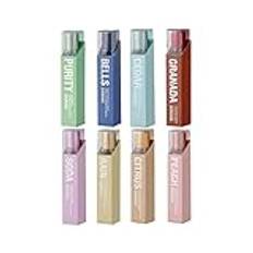 Roll-On Pheromone Infused Essential Oil Perfume - Fragrance Unisex Formen And Women - Body Perfume Oil - Intimate Partner Perfume - Ortable Mini Perfume Bottles (8 pcs)