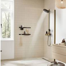 Hansgrohe Pulsify S Showerpipe 260 2jet mit Brausethermostat ShowerTablet Select 400, brushed bronze