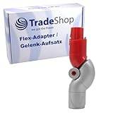 Trade-Shop Flex-adapter, fogfäste kompatibel med Dyson V12 Detect Slim, Slim Absolute, Slim Complete, Slim Motorhead SV26 SV30 V10 slim
