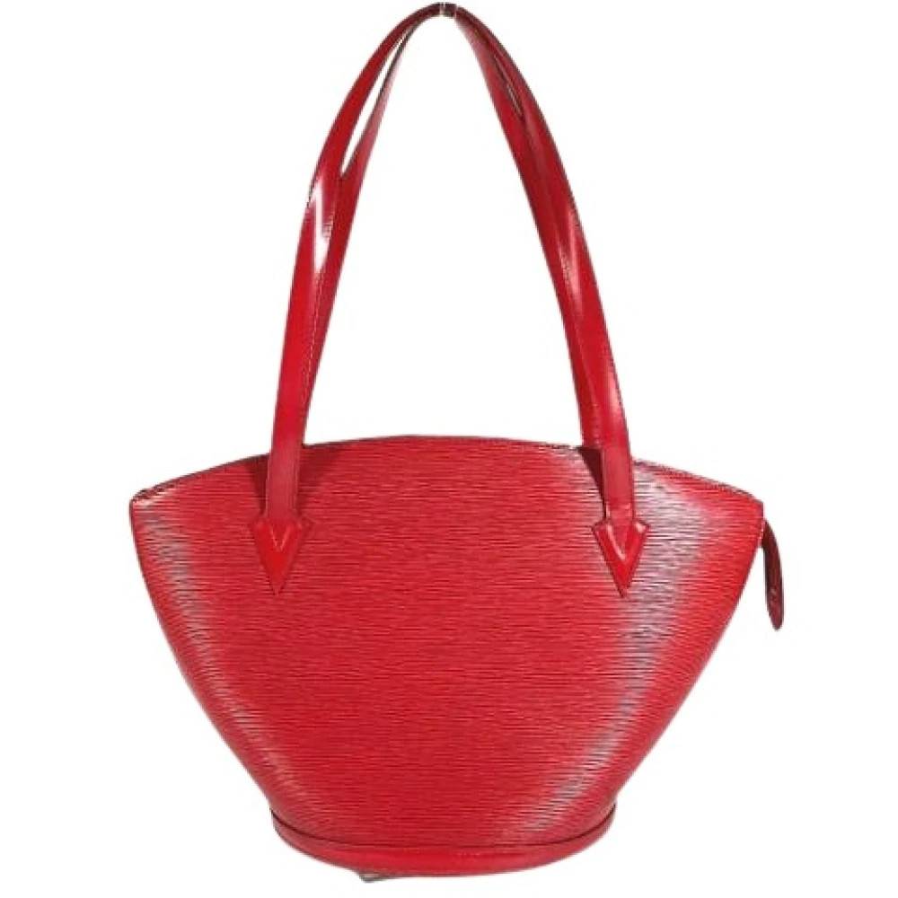 Louis Vuitton Vintage Pre-owned Vintage Skuldertaske - Vintage - Dame - Rød - ONE SIZE - Uld
