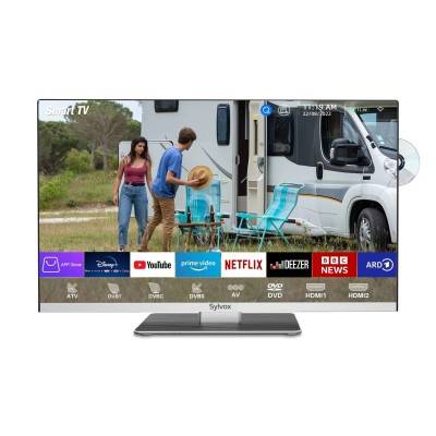 Sylvox Smart TV med inbyggd DVD 24"