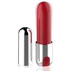 BDSMYEE Mini-Vibrator Vibrationseier für G-Punkt Klitoris Stimulator, Bullet Vibratoren mit Zehn Band Vibrator, Sexspielzeug für schwule, Paare, Frauen Reisen (rot)